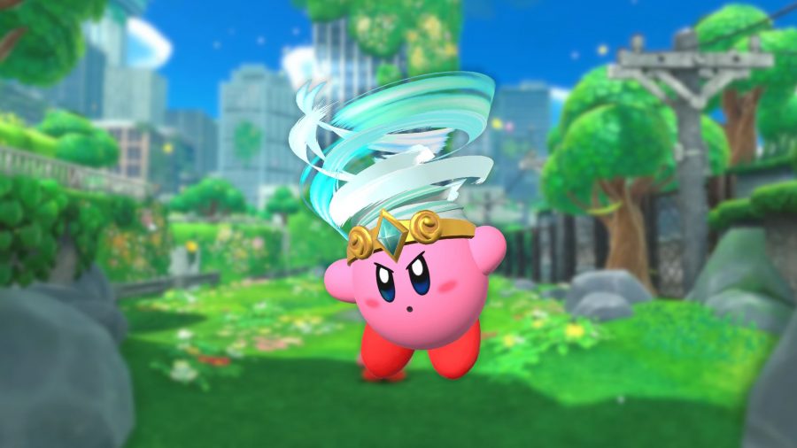 Tornado Kirby copy ability