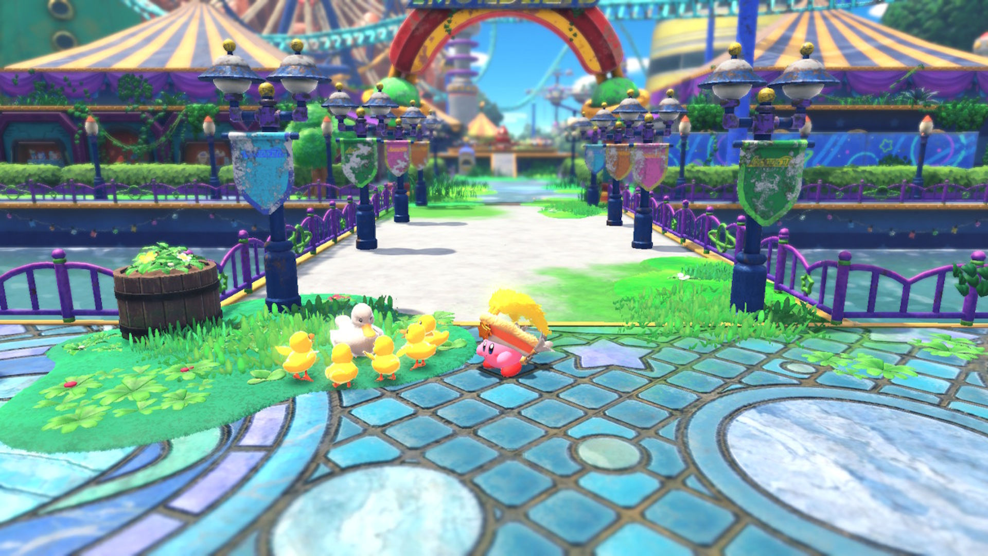 Kirby and the Forgotten Land review – pink, blobby caper is a