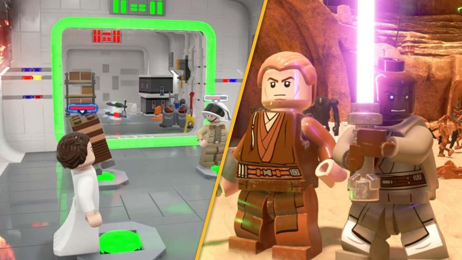 custom header using screenshots from Lego Star Wars the Skywalker Saga