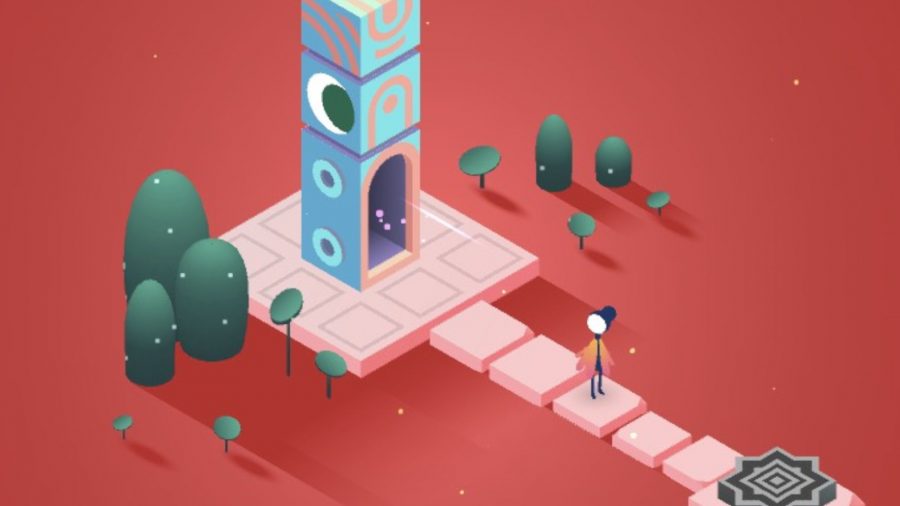 Screenshot of end of level in Monument Valley 2 