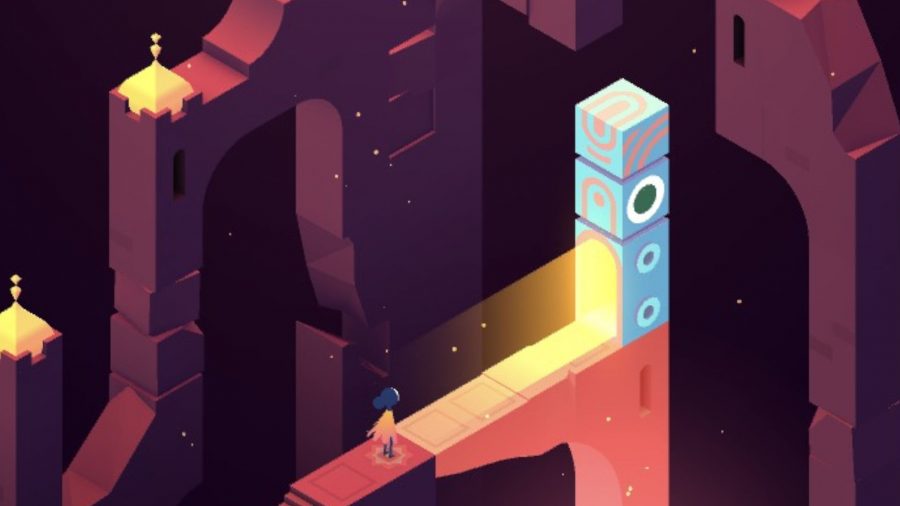 Ro and the tower door from Monument Valley 2