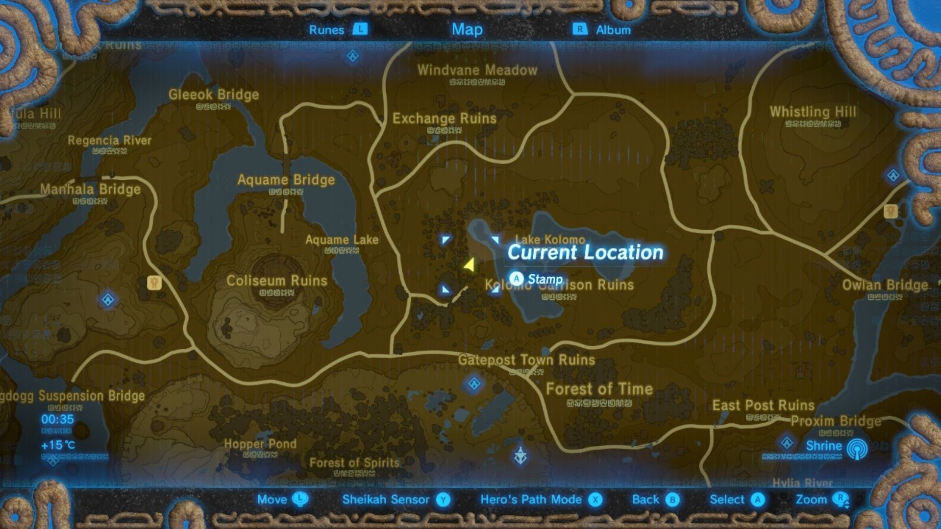 All Memory Locations in Zelda Breath of the Wild