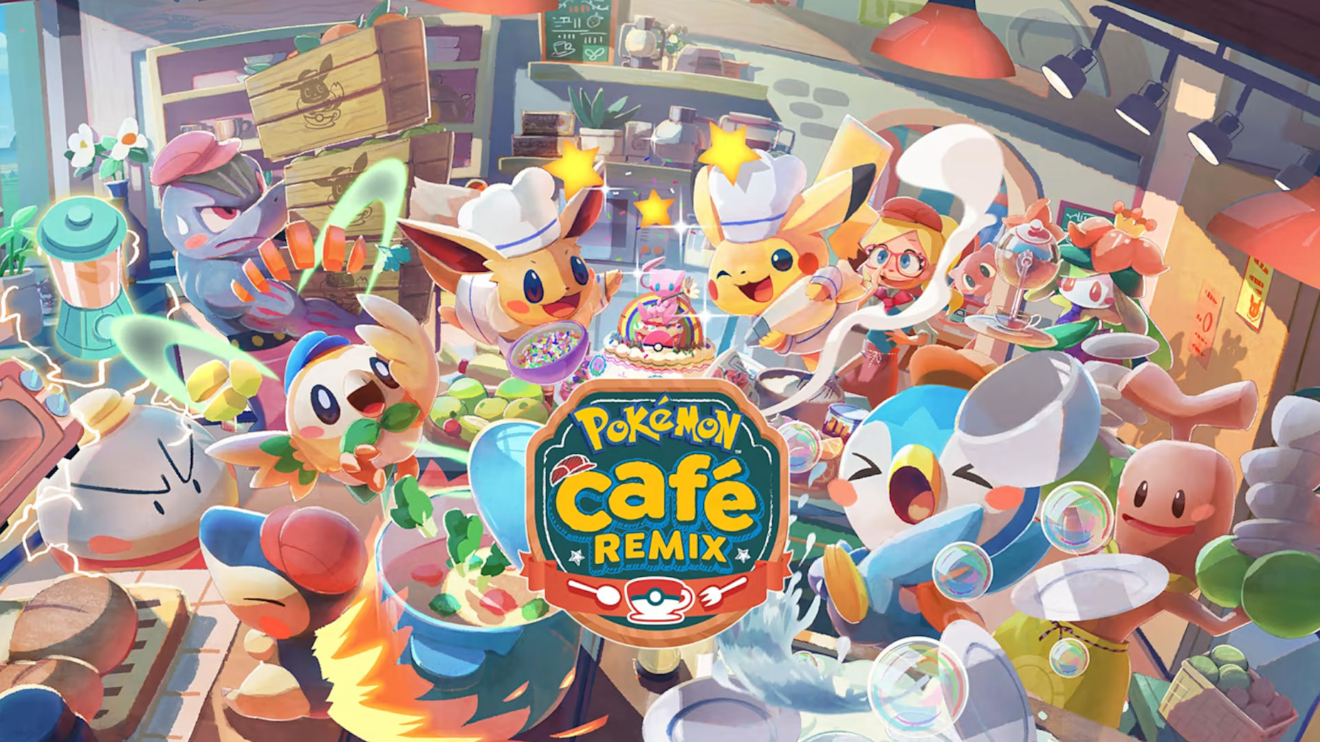 Key art for Pokemon Cafe ReMix