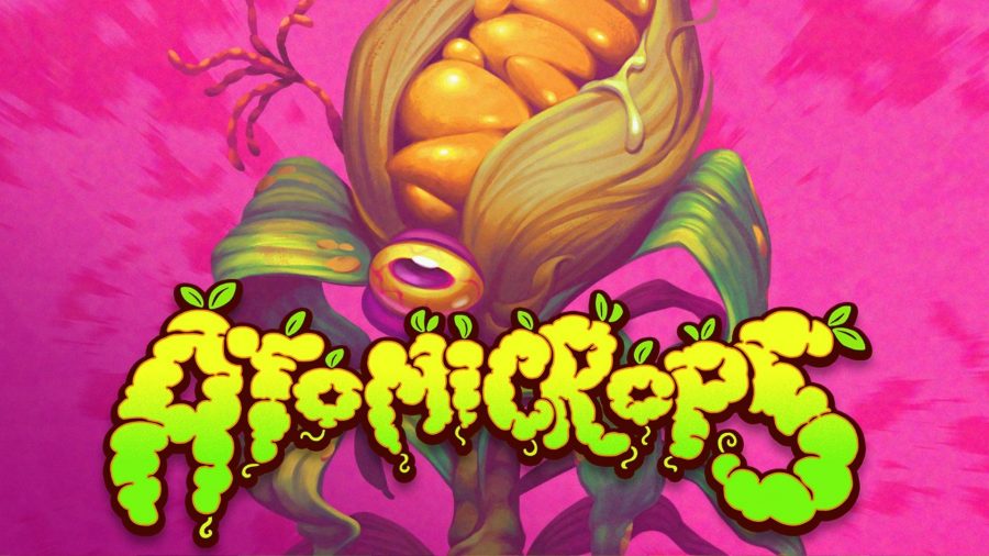 Art from Atomicrops, showing an ear of corn, with goo coming out of it.