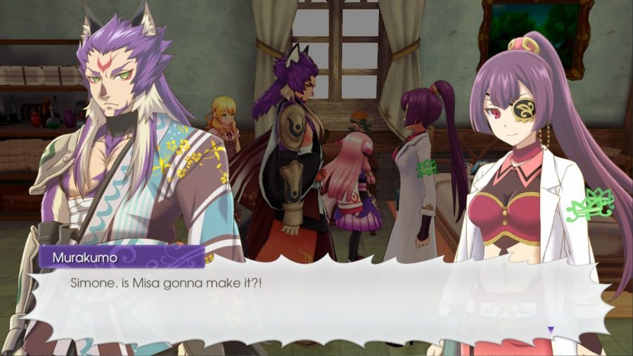A conversation in the medical centre from Rune Factory 5.