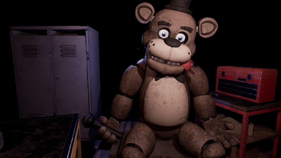 FNAF decomissioned Freddy suit from Help Wanted
