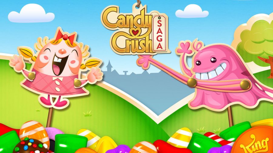 Key art for Candy Crush, another classic on our list of casual games