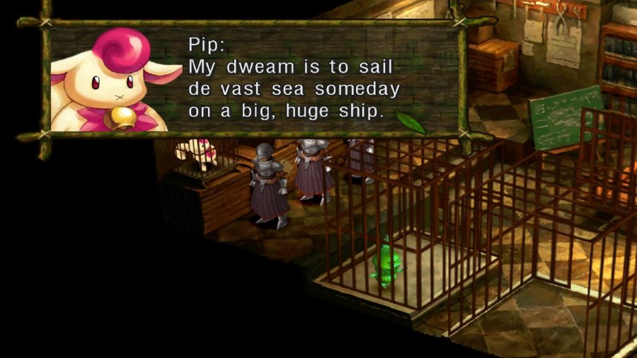 Chrono Cross Remaster review: Pip telling Serge about his plans for the future
