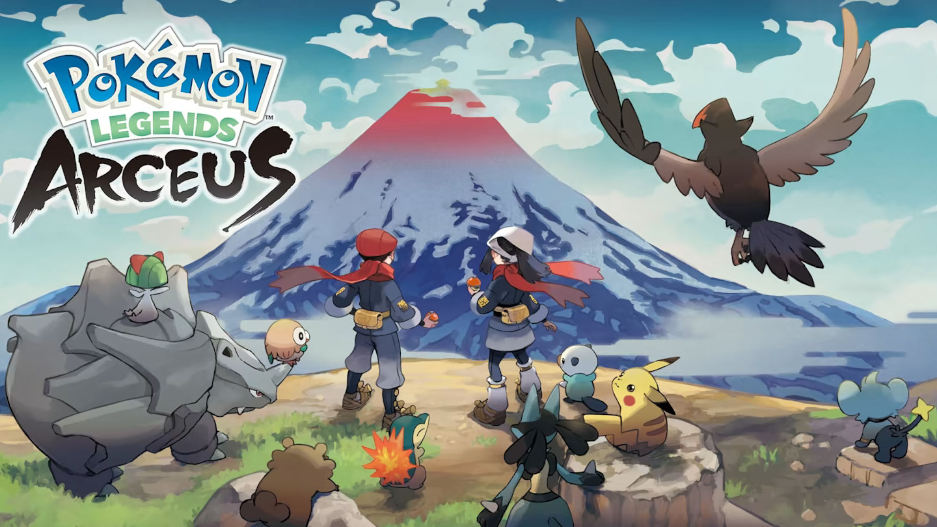 Exploration games Pokémon Legends Arceus key art