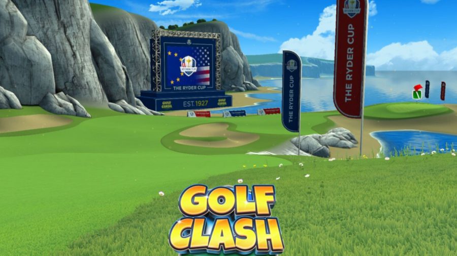 promo art for Golf Clash, one of the most popular free golf games