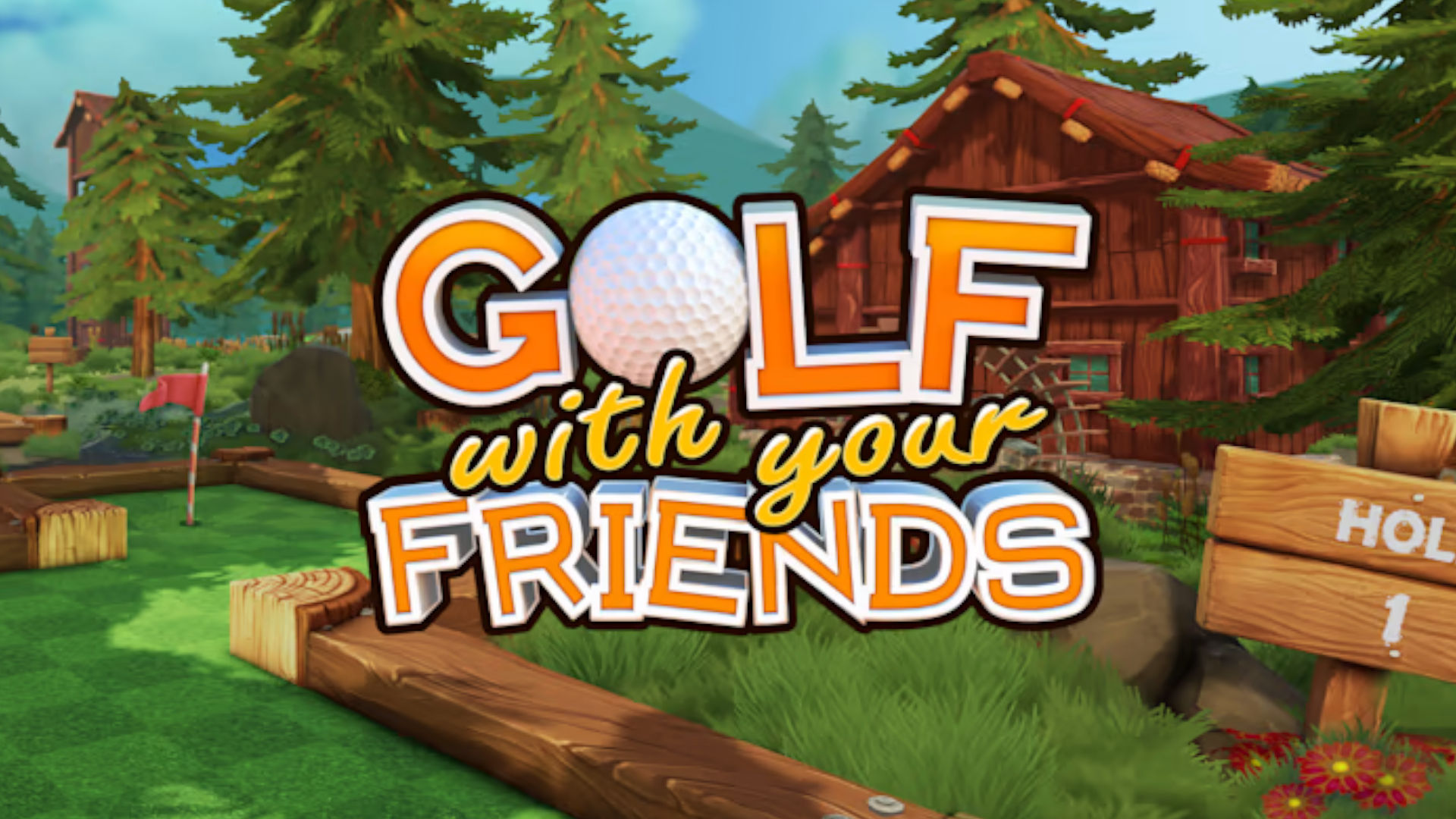 golf with friends cover art, one of the multiplayer golf games