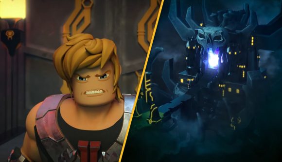 Custom header using screenshots from the He-man Roblox crossover experience trailer