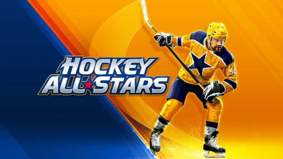 Promo art for Hockey All Stars, the closest of the mobile hockey games to NHL 22