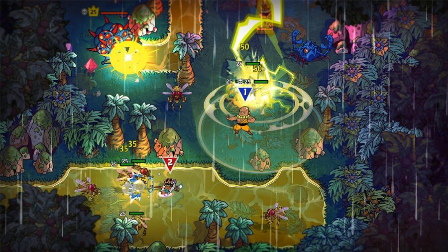 Nobody saves the world review: two characters battle hordes of enemies 