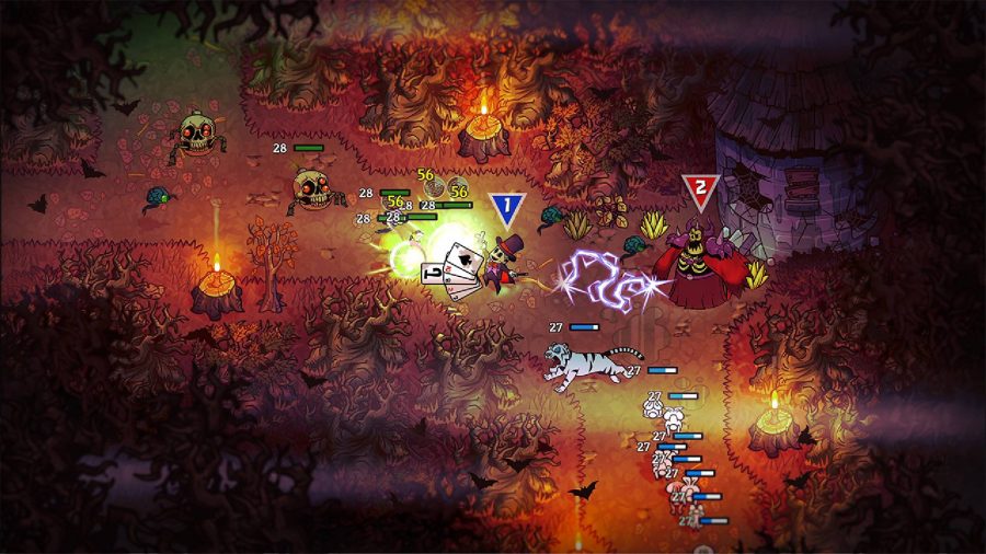 Nobody saves the world review: two characters battle hordes of enemies 