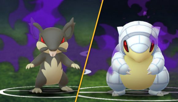 Pokémon Go All Hands Rocket Retreat shadow versions of Alolan Rattata and Sandshrew