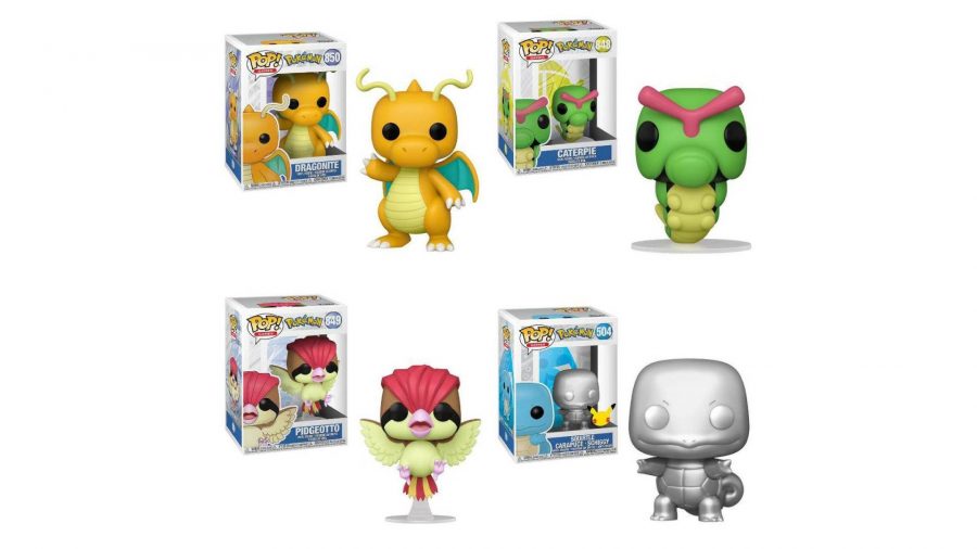 Pokemon toys: small Pokemon figures with cold dead eyes, they are Funko pops 