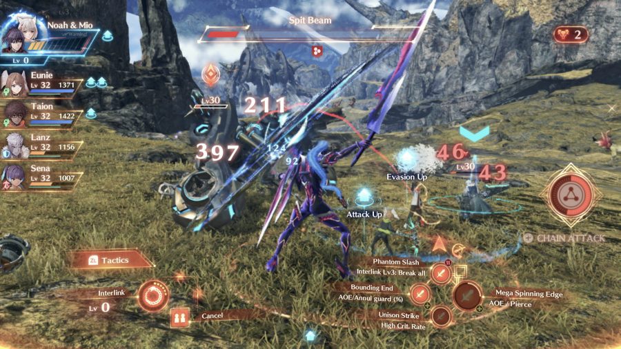 Xenoblade Chronicles 3 release date: an image of a battle taking place in a massive field