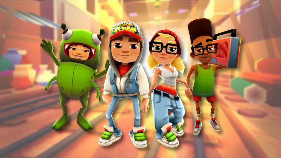 Subway Surfers characters from the core crew