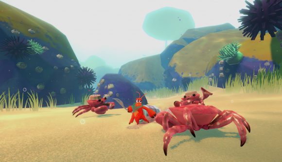 Screenshot from the Another Crabs Treasure release date trailer