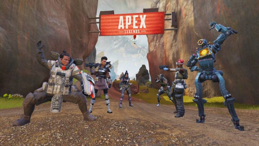 Apex Legends Mobile character posing for a key art image
