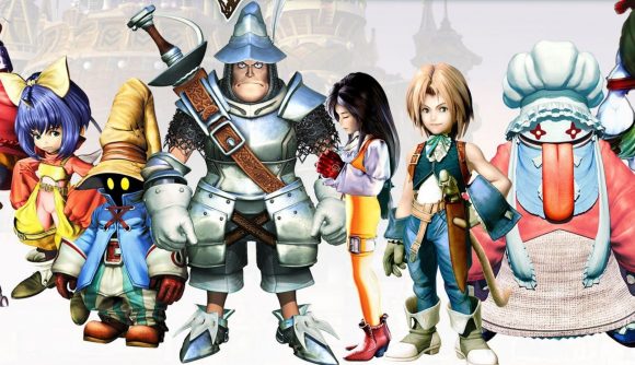 Various characters we may see in the Final Fantasy 9 animated series lined up.