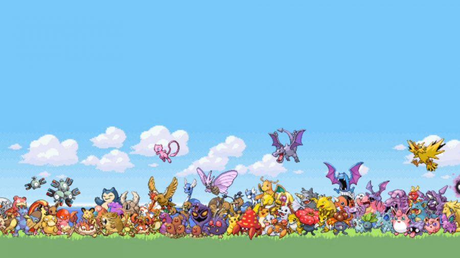 Pokéclicker codes; a group of Pokémon