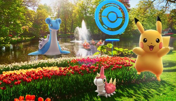 A group of Pokémon looking excited about the new Pokémon go social features