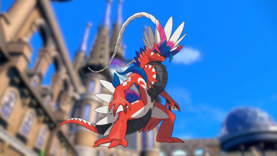 Custom image of Pokémon Scarlet legendary Koraidon