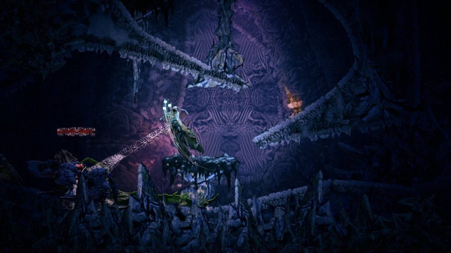Source of madness review: a large cavern is filled with horrible mosnters
