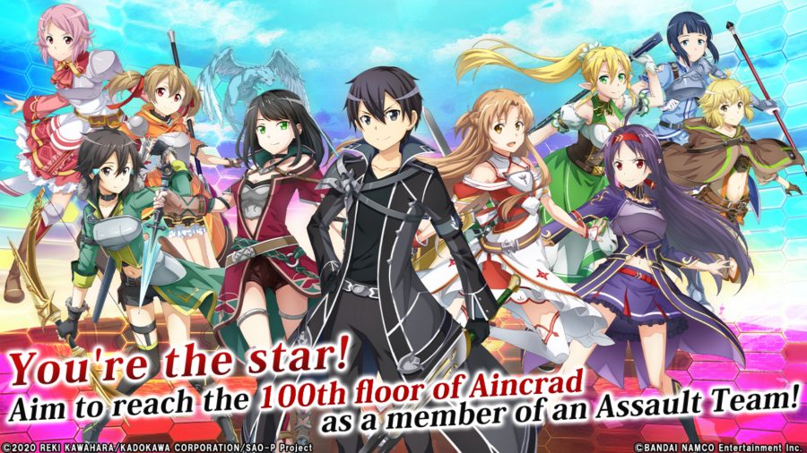 A group of SAO characters