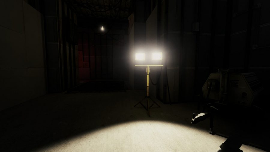 A shining light in one of The Stanley Parable's hidden areas