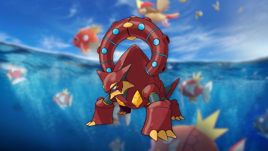 Image of Volcanion on an ocean background