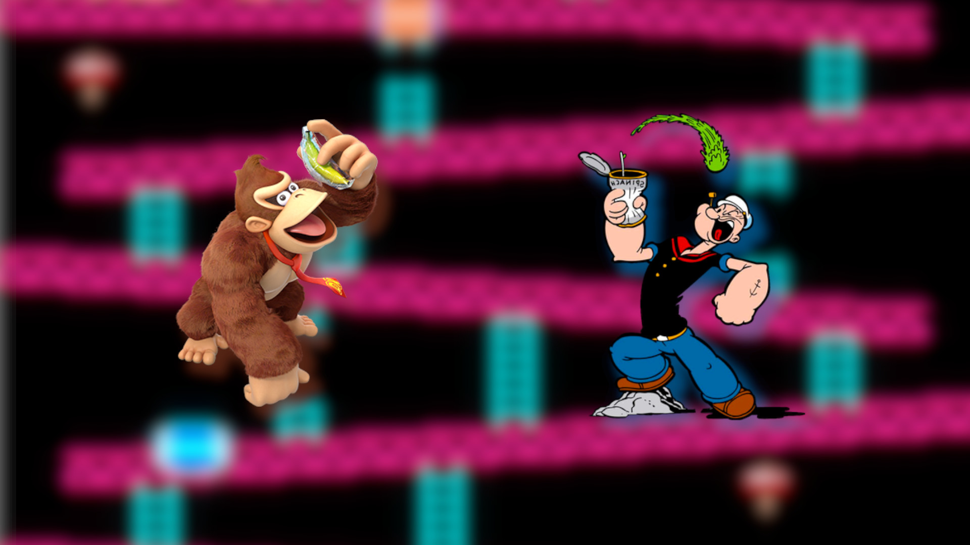 Well, blow me down! Donkey Kong was almost a Popeye game