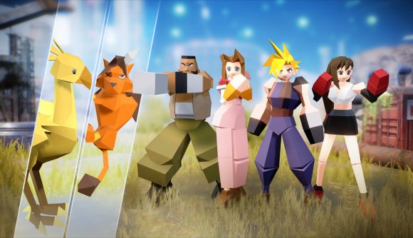 First Soldier FFVII 25th anniversary skins for Cloud, Tifa, Aerith, and Barret