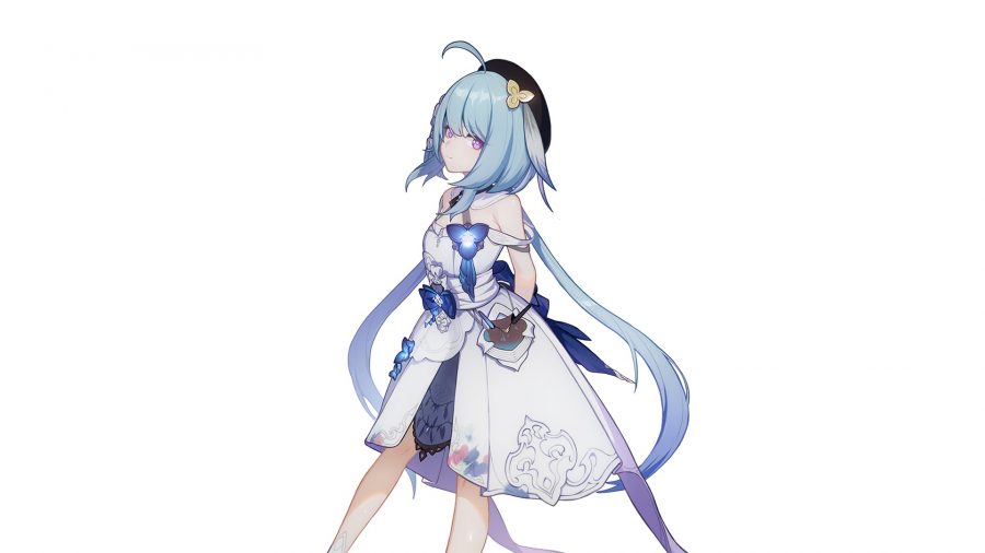 Honkai Impact's Griseo against a white background