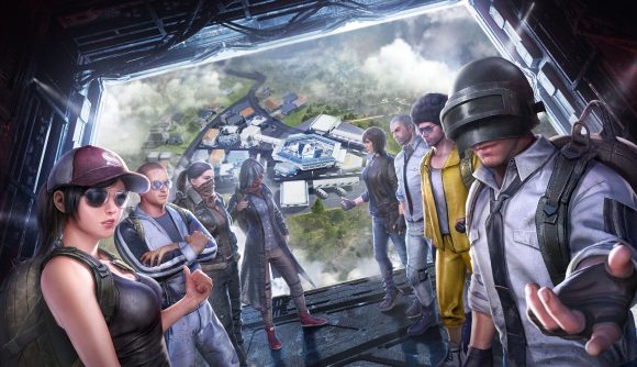 A bunch of PUBG New State characters