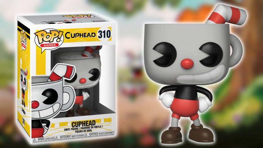 Cuphead Funko Pop: A product image shows a Funko Pop figure of Cuphead