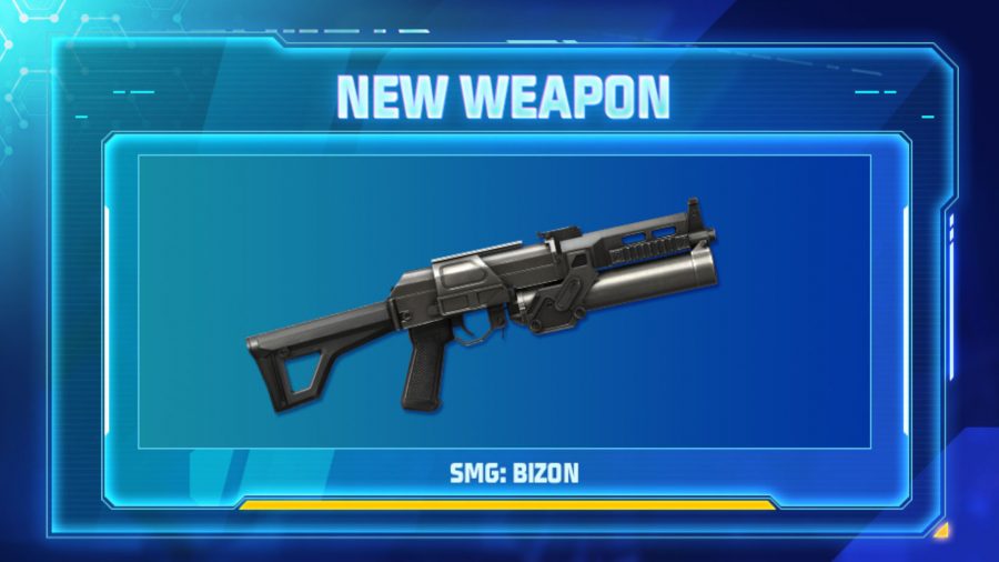 New weapon update screen with the rifle for OB35 update