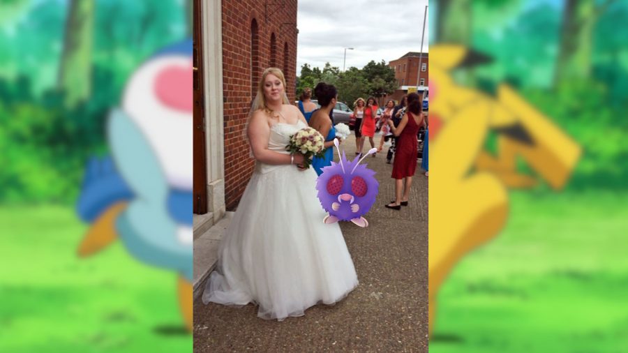 Venonat embarrassing a bride on her wedding day