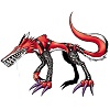 A sprite of Fangmon against a white background