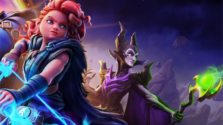 Girl Games - Merida and Maleficent ready to defend a guardian mirror from the Fractured