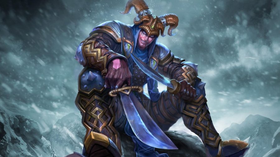 Smite character Loki, one of the norse gods, who looks different to other Loki appearances